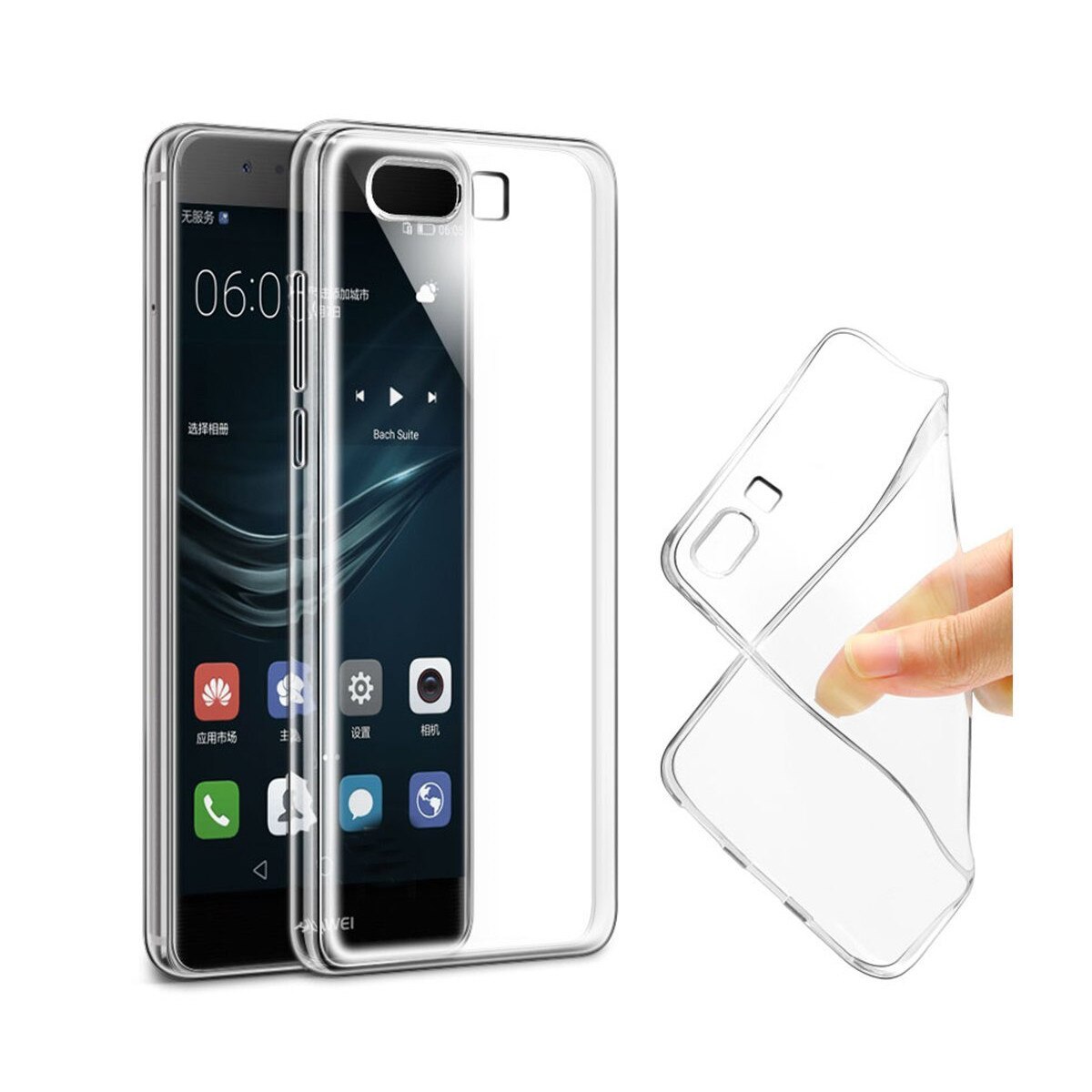 Husa Huawei P10 Slim Soft TPU - transparent