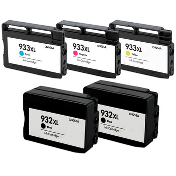 Set 5 cartuse compatibile HP 932XL Black, HP 933XL, Cyan, magenta, yellow Set 5 cartuse compatibile HP 932XL Black, HP 933XL, Cyan, magenta, yellow