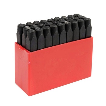 Poansoane litere A-Z, 27 buc., 6 mm, YATO YT-6862 Poansoane litere A-Z, 27 buc., 6 mm, YATO YT-6862