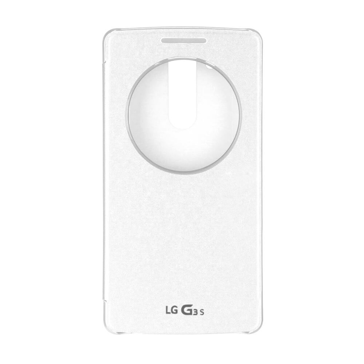 Калъф LG Quick Circle Case CCF-490G за LG G3s, Бял