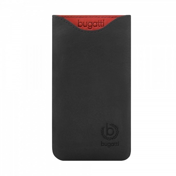 Кожен калъф Bugatti Skinny 2XL Glowing Coal за Samsung Galaxy S5, Samsung Galaxy S5 Neo, Nokia Lumia 1020, Sony Xperia Z, M2, черен
