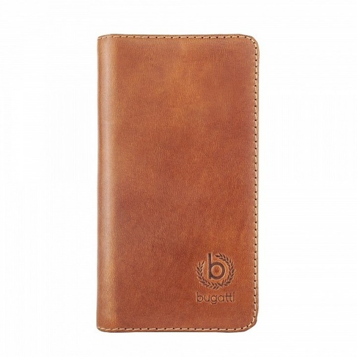 Калъф Bugatti BookCover Oslo за Sony Xperia Z3 Compact, кафяв