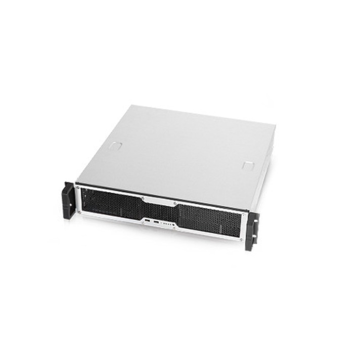 Сървърна кутия, CHENBRO RM24100-L2, 2U Rack-Mountable ATX, 7 слота, USB3 черна