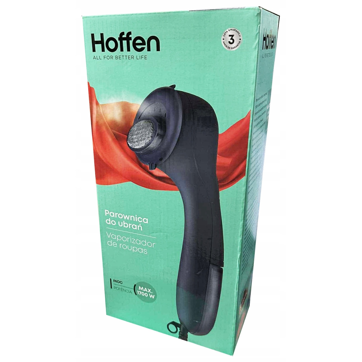 Parownica pentru haine Hoffen HO 00044, 2000 W, rezervor 260 ml, bleumarin