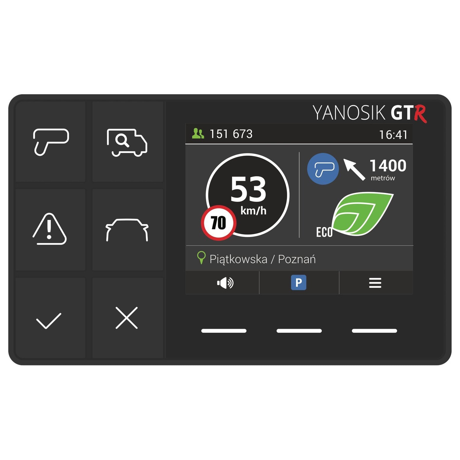 Ревю на автомобилен комуникатор Yanosik GTR IMKJV3BF: детектор за радари и асистент за шофьори с GPS