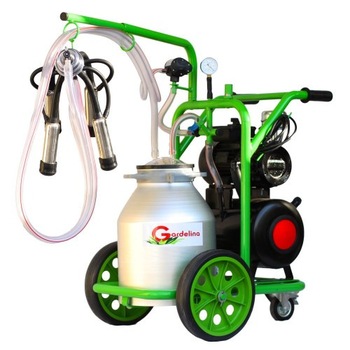 Masina de muls 1 Post 30 L Aluminiu cu pahare inox cu tanc vaccum Masina de muls 1 Post 30 L Aluminiu cu pahare inox cu tanc vaccum