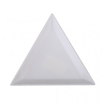 Tavita pentru preparare acryl, 10 bucati, forma triunghi Tavita pentru preparare acryl, 10 bucati, forma triunghi