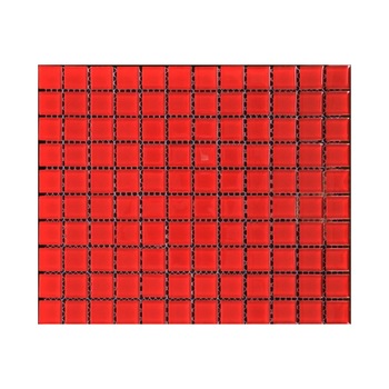 Mozaic rosu din sticla Mgl015 - 1mp Mozaic rosu din sticla Mgl015 - 1mp