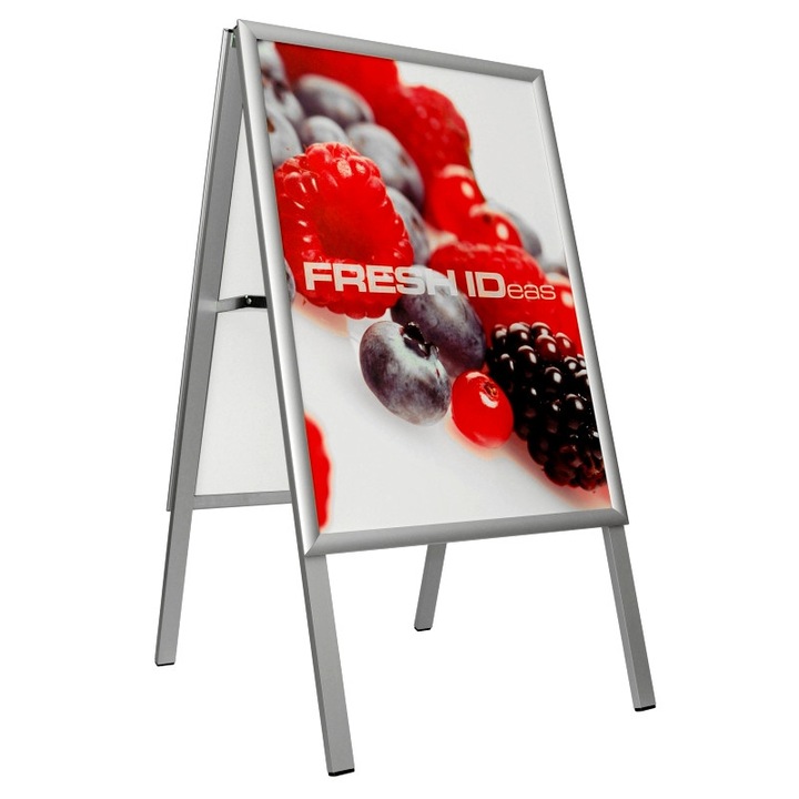 People Stopper/Panou stradal cu rama click, format print - 500x700mm
