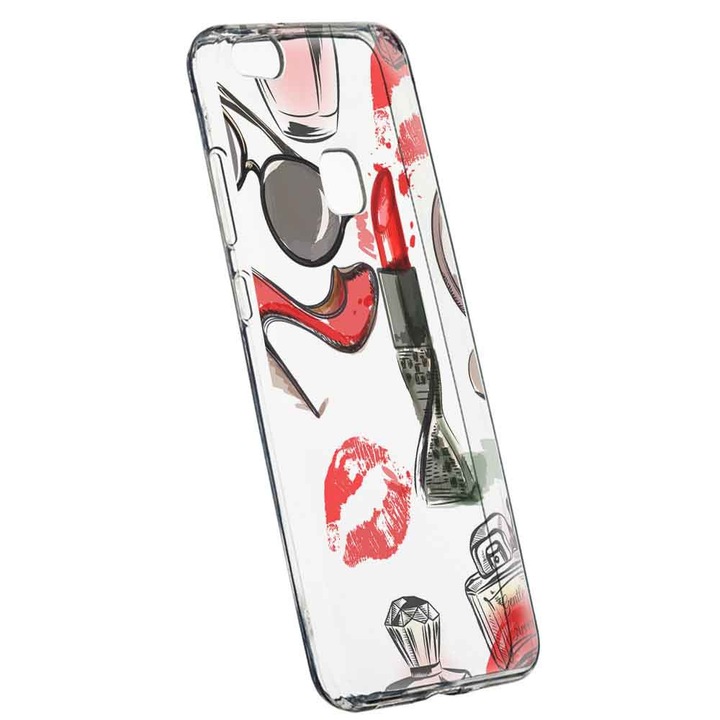 Husa Silicon, Transparent, Slim, Fashion, Huawei P10 LITE