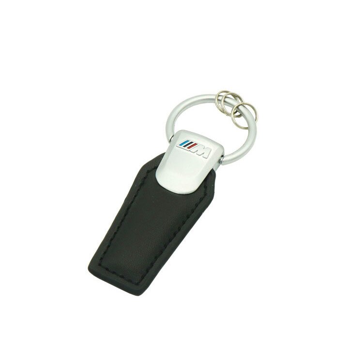 Breloc auto pentru Bmw M Seria 3,4,5,6,7, Metal si piele, Negru - eMAG.ro