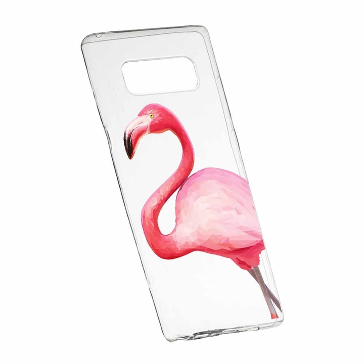 Husa pentru Samsung Galaxy Note 9, Flamingo, 55, Silicon