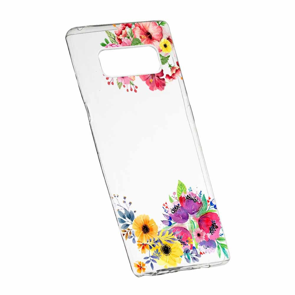 Husa pentru Samsung Galaxy Note 9, Flowers, 56, Silicon