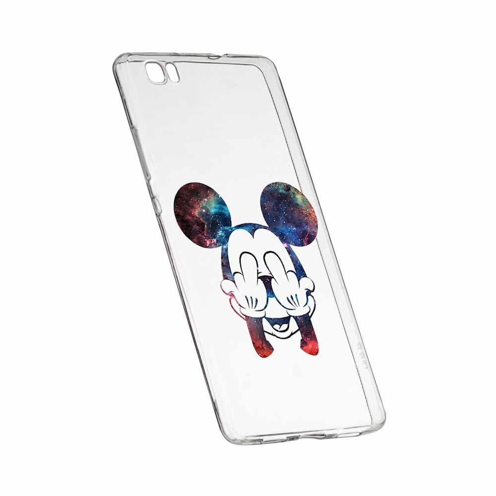 Husa Silicon, Transparent, Slim, Mini Mouse FU, HTC U Ultra