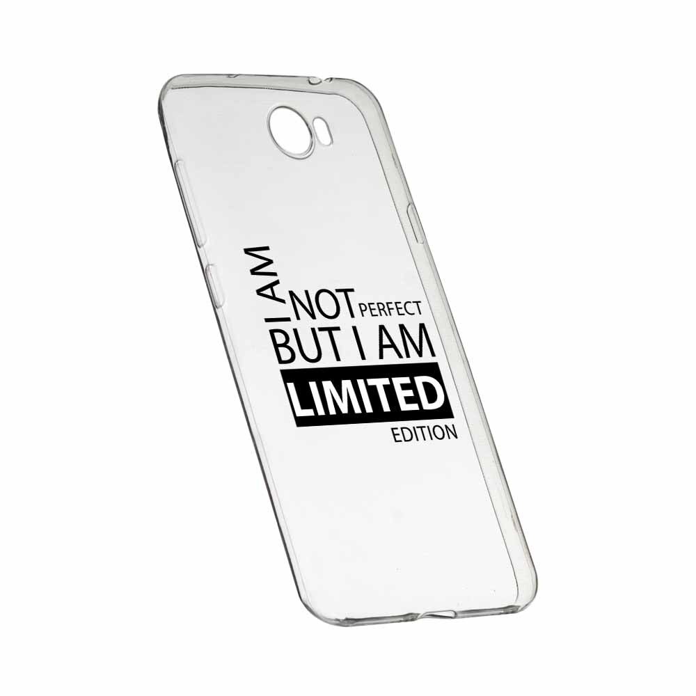 Husa Silicon, Transparent, Slim, Limited Edition, Huawei Y7 / Enjoy 7 Plus / Nova Lite Plus 2017