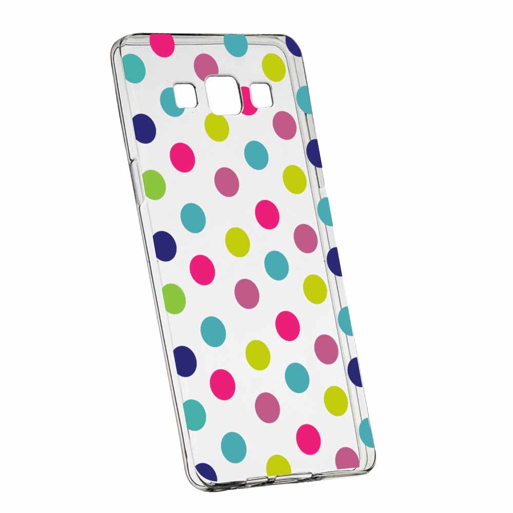 Husa Silicon, Transparent, Slim, Dots Color, Huawei MATE 10