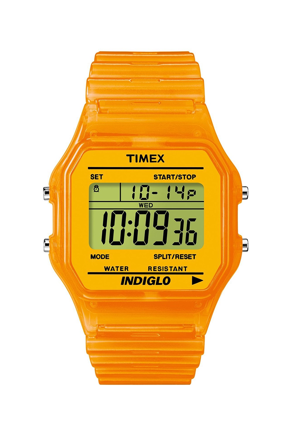 Timex, Ceas digital unisex, Portocaliu