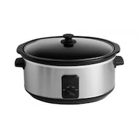 Oala electrica cu capac din sticla termorezistenta SKYS Hausberg , Capacitate 3.5 L, Putere 200 W