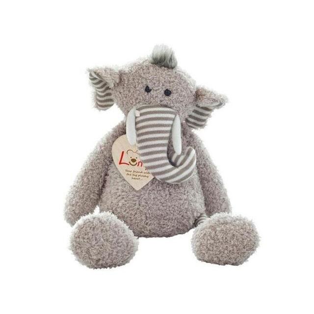 Jucarie de plus Lumpin Elefantul Elvis 25 cm -