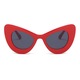 Ochelari de soare dama Cat eye Butterfly Oversized - Rosu