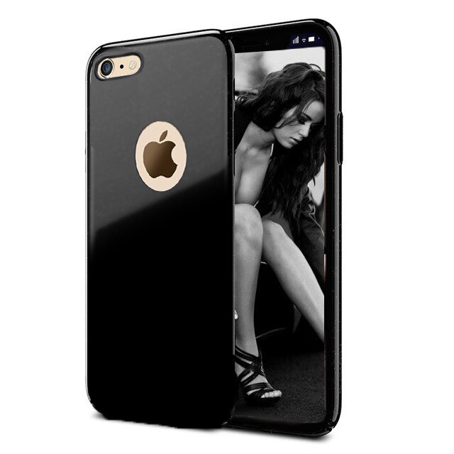 Husa telefon Apple Iphone 7 Plus ofera protectie Ultrasubtire Soft Silk Black