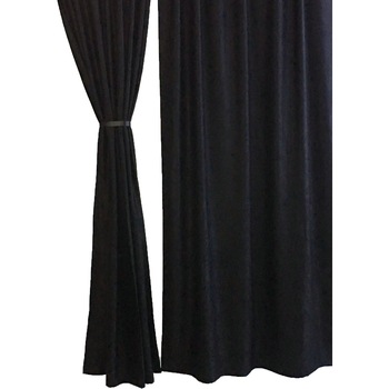 Set draperie Black Pearl black-out 200x245x2 cu rejansa by Liz Line - DP072 Set draperie Black Pearl black-out 200x245x2 cu rejansa by Liz Line - DP072