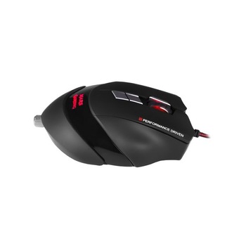 Mouse gaming, TACENS, 16400 DPI, polling rate pana la 1000HZ, 10 butoane programabile, lumina LED rosie, negru Mouse gaming, TACENS, 16400 DPI, polling rate pana la 1000HZ, 10 butoane programabile, lumina LED rosie, negru