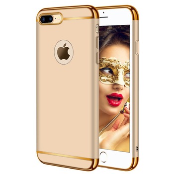 Husa telefon Apple Iphone 8 ofera protectie 3in1 Ultrasubtire Lux Gold Matte Husa telefon Apple Iphone 8 ofera protectie 3in1 Ultrasubtire Lux Gold Matte