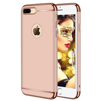 Husa telefon Apple Iphone 8 Plus ofera protectie 3in1 Ultrasubtire Lux Rose Gold Matte Husa telefon Apple Iphone 8 Plus ofera protectie 3in1 Ultrasubtire Lux Rose Gold Matte