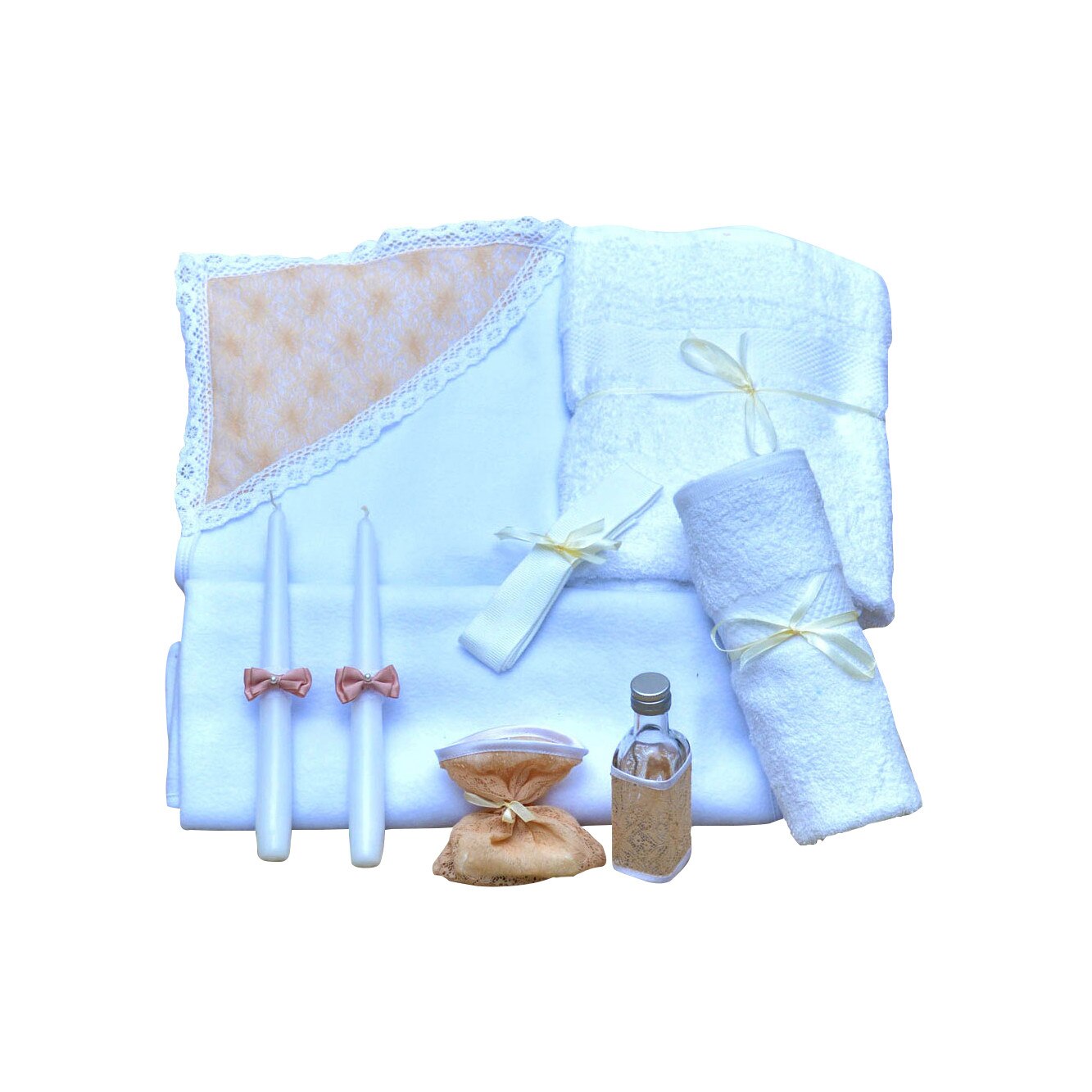 Trusou botez biserica complet piersica, Couture Bebe