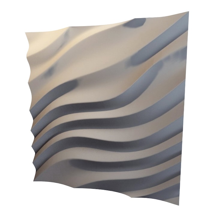 Panou decorativ 3D, Evart 3D, ipsos, Model Dune, 50 X 50 cm