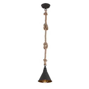 Pendul 1 bec E27 Rope Elmark Pendul 1 bec E27 Rope Elmark