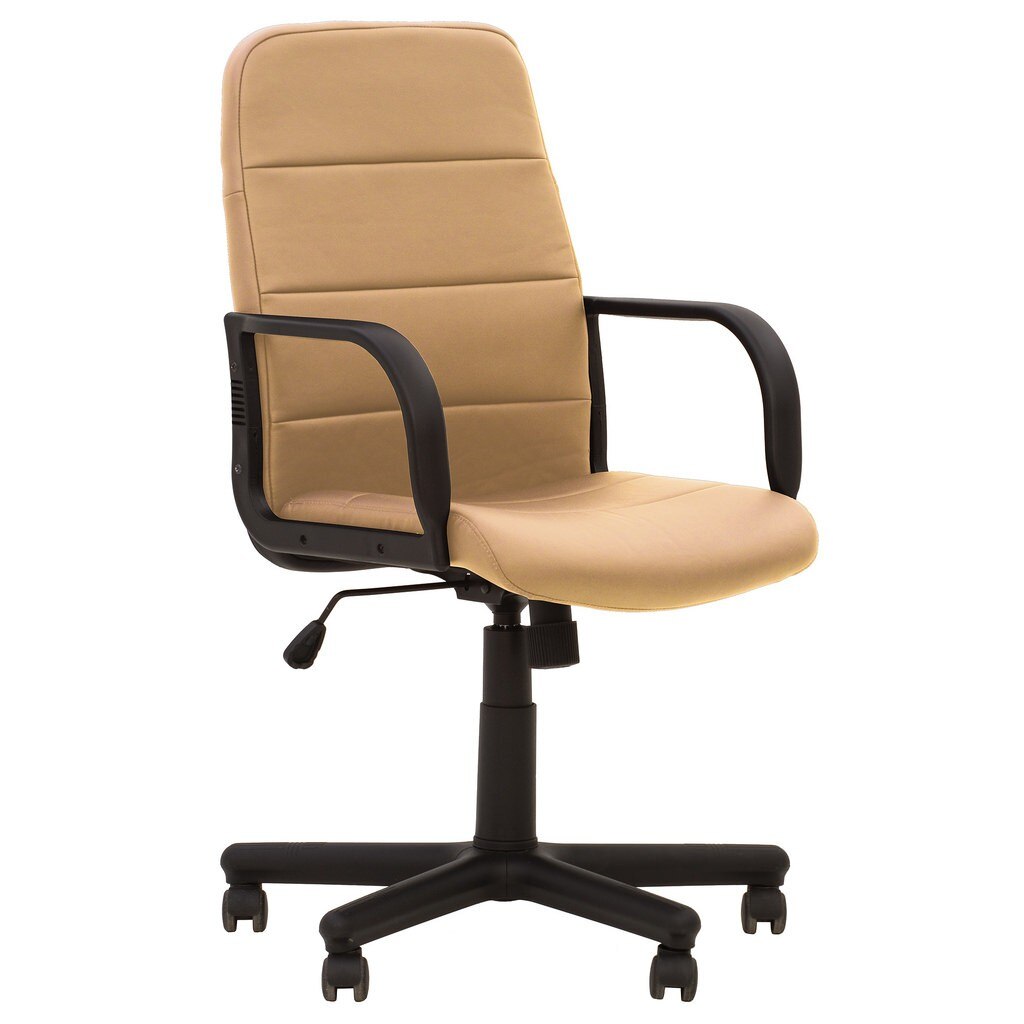 Scaun directorial BOOSTER, Bej piele ecologica