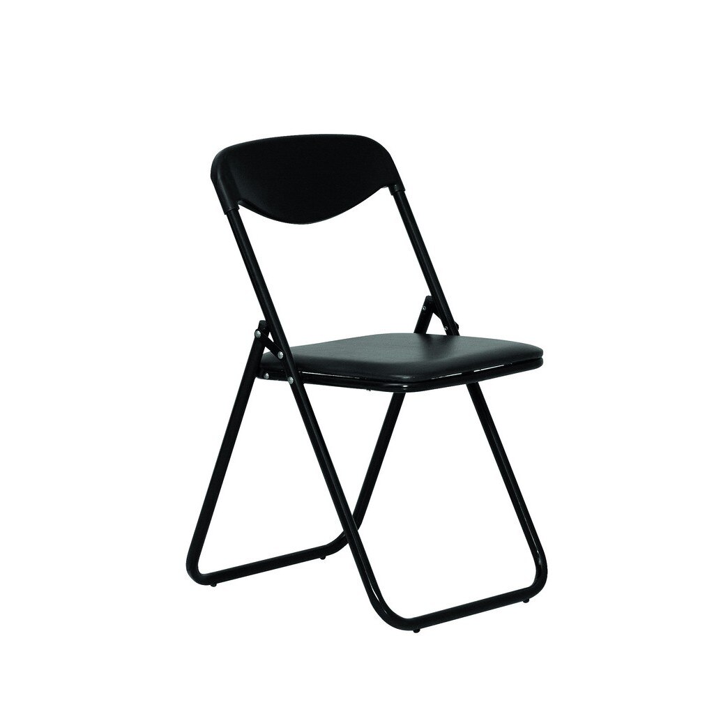 Scaun vizitator JACK BLACK, Negru piele ecologica