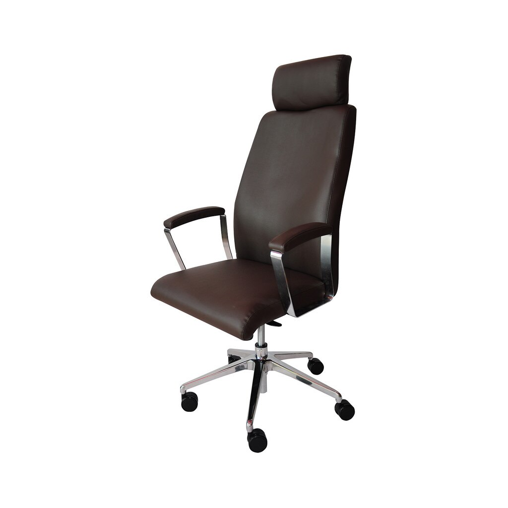 Scaun directorial SUCCESS, Brun inchis piele ecologica
