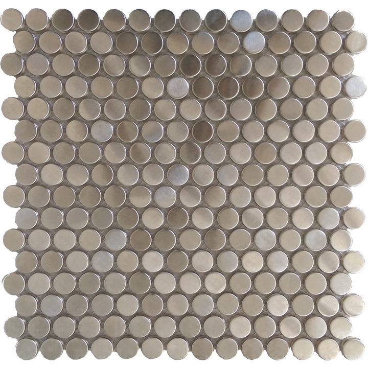 Mozaic inox Rondo 30x30cm