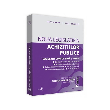 Noua Legislatie A Achizitiilor Publice Ratiu Monica Amalia Emag Ro