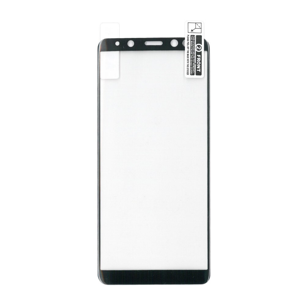 Folie de protectie, EuroCELL, din plastic, pentru Samsung Galaxy A8 Plus 2018, contur negru