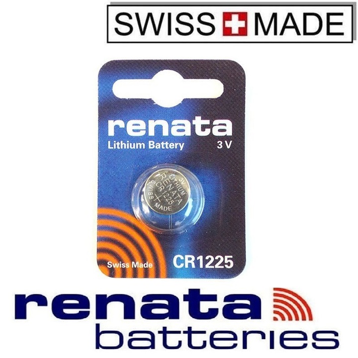 Lítium akkumulátor, Renata CR1225, 3V 48mAh