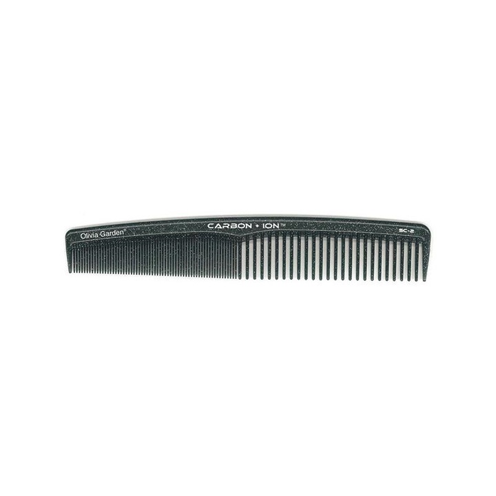 Olivia Garden Carbon + Ion Ritka fogú hajvágó fésű SC2 18cm
