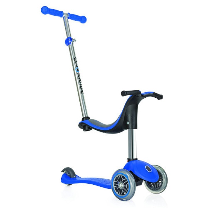 Globber Evo 4in1 Három kerekű roller székkel, Kék