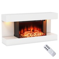 Semineu electric de perete cu LED