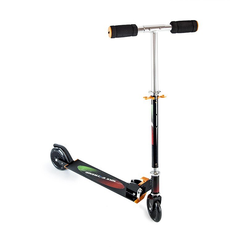 Trotineta Nils HL-776 120 mm cu Roti LED - Negru