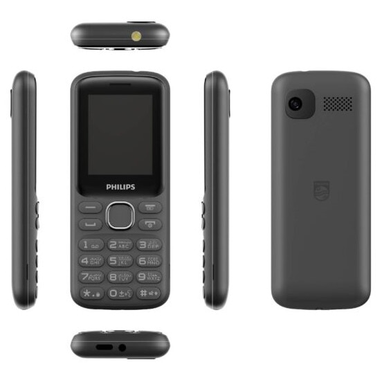 Telefon Mobil 2G Dual-Sim Philips Fun 101 (E2130) Negru