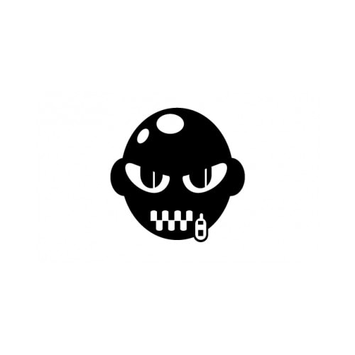 Sticker decorativ StickerStore Jack, 25x25 cm, Negru
