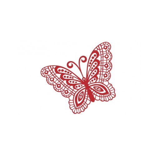 Sticker decorativ StickerStore Fluturas, 30x29 cm, Rosu