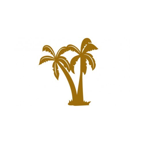 Sticker decorativ StickerStore Palmieri, 48x43 cm, Rosu