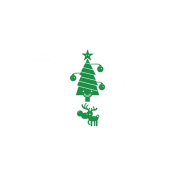 Sticker decorativ StickerStore Craciun set 1, 71x35 cm, Verde Sticker decorativ StickerStore Craciun set 1, 71x35 cm, Verde