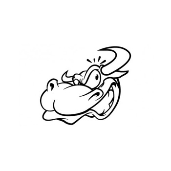 Sticker decorativ StickerStore Taur furios, 50x43 cm, Negru Sticker decorativ StickerStore Taur furios, 50x43 cm, Negru