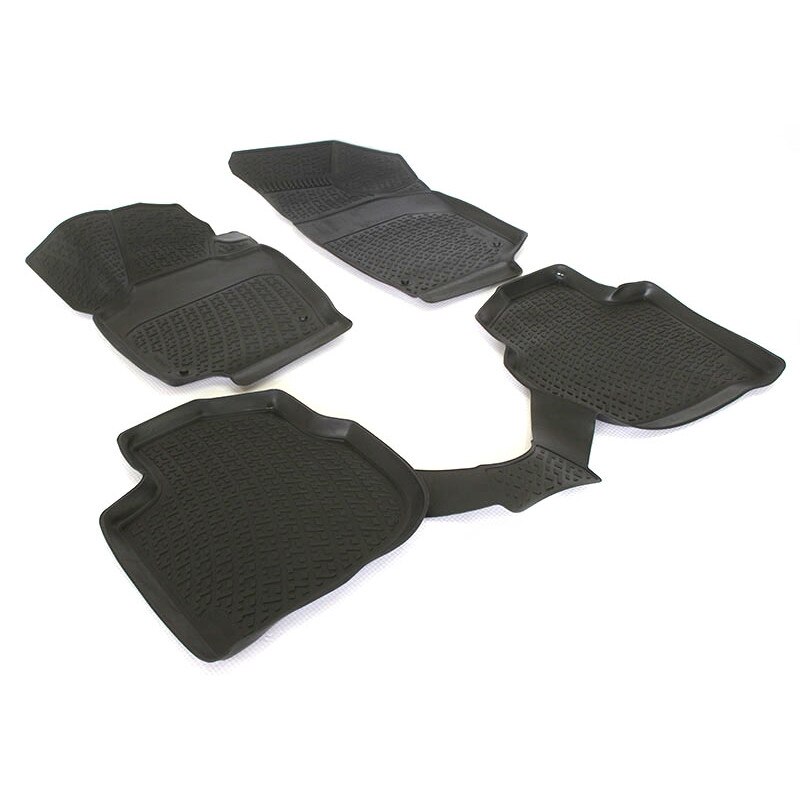 Set 4 presuri stil tavita din cauciuc antiaderent SKODA RAPID 2012 ->